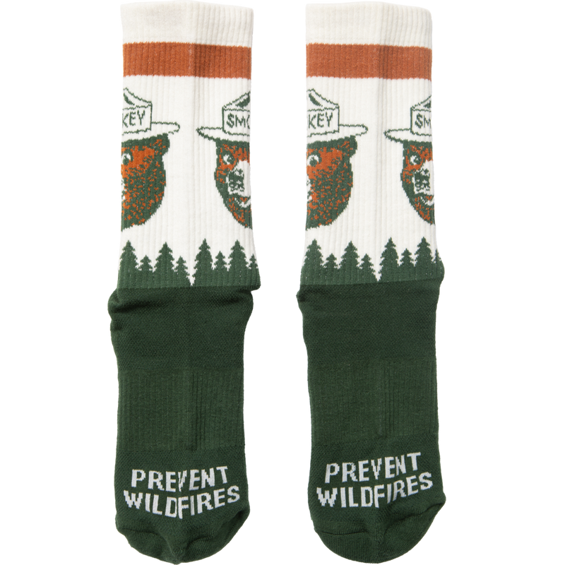 Prevent Wildfires Sock: Spruce / S/M