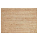 · REDEARTH · Rectangular Area Rug - 4'x6' Braided Natural Jute with Non-Skid Backing - Handwoven Boho Rug Room -Natural / (4'x6') - Rectangular