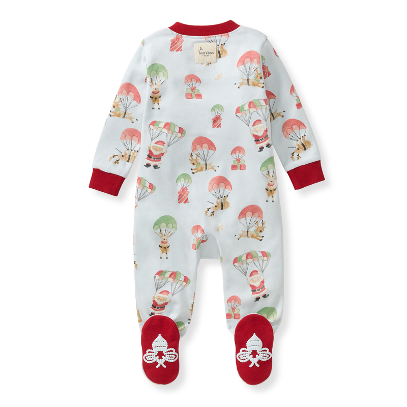 Santa In The Sky Sleep & Play: 0-3M