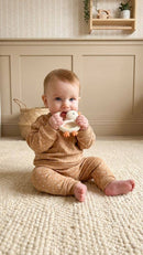 "NEW" Bitzy Shake™ - Silicone Teether with Rattle: Cherries