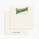 Emerald Canoe - Box of 50 Mini Notes