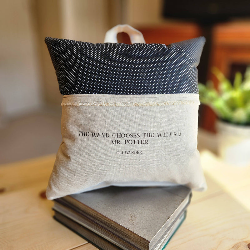 The Wand Chooses the Wizard - Reading Pillow