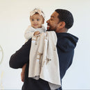 100% Luxury Cotton Receiving Swaddle Baby Blanket - Deer: Sage