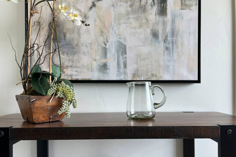 Handblown Glass Pitcher
