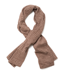 Katama Plaid Chocolate Shawl: Shawl