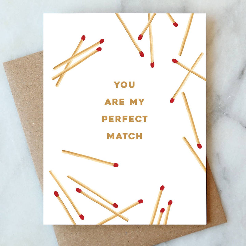 Perfect Match Greeting Card | Love - Friendship