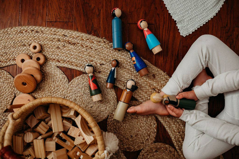 Jane Collectible 7.5" Wooden Doll