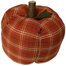 Stuffed Pumpkin Ornament 4" X 3" Pumpkin Spice