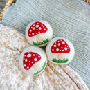 White Mushroom Dryer Ball