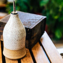 East Wheeling Clayworks Oil Bottle