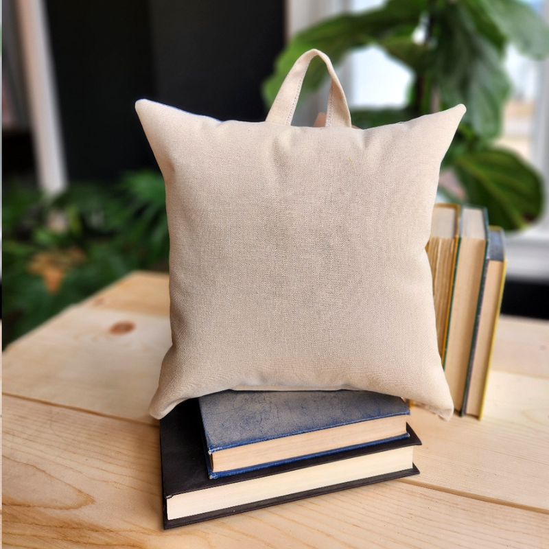 Reading Pillow- I Read Past My Bedtime, Moss Linen