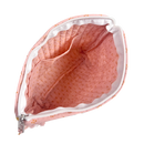 Tawny Quilted Zipper Pouch