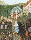 Lady of the Garden Art Print: 8x10
