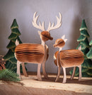 Honeycomb Reindeer Decor, Brown Multi, Large Christmas
