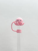 Straw Top Cover "Pink Octopus"