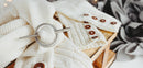 Scarf Ring and Pin - Scarf Jewelry for Wool Scarves