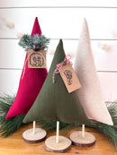3 pack/ Pine Merry Christmas Tree Set     : Medium