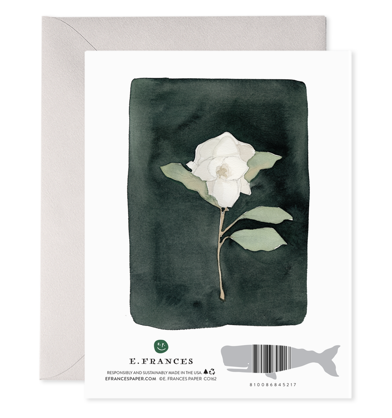 White Flower | Sympathy & Condolence Greeting Card