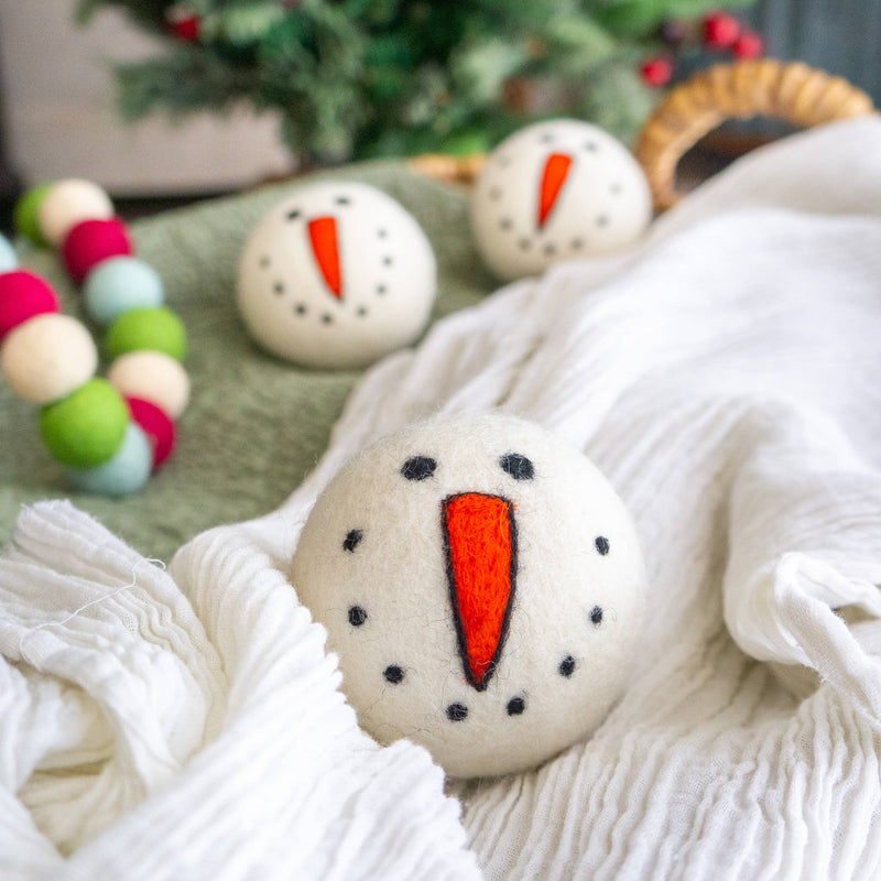 Snowman Eco Wool Dryer Ball