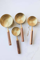 Wood Handle Measuring Cups Set