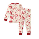 Nostalgic Christmas Organic Cotton Two-Piece Pajamas: 12M