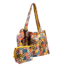 Calico Quilted Tote