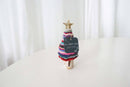 Small Multicolor Felted Wool Christmas Tree