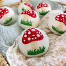 White Mushroom Dryer Ball