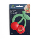 "NEW" Bitzy Shake™ - Silicone Teether with Rattle: Cherries