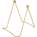 Bard's Folding Gold Wire Easel: 4" x 4" x 4.75"