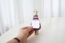 Small Multicolor Felted Wool Christmas Tree