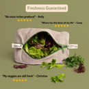 Reusable Linen Bag for Leafy Greens | Spring Kitchen