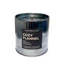 Cozy Flannel Candle | Rustic Tin | Wood Wick |
