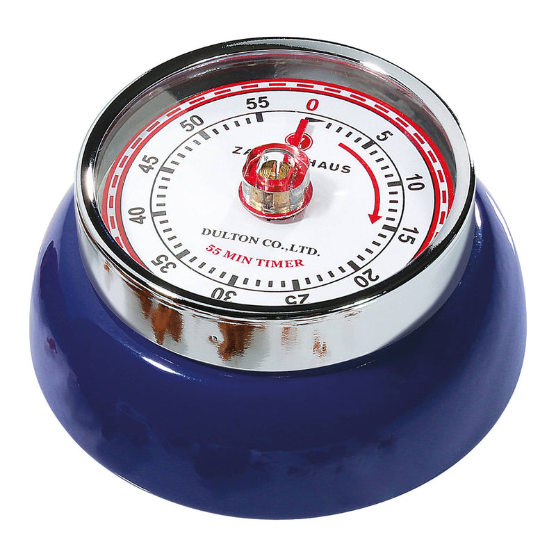 "Retro" Kitchen Timer Navy Blue