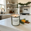 Christmas Cottage | Cozy Holiday Wood Wick Candle: 10oz