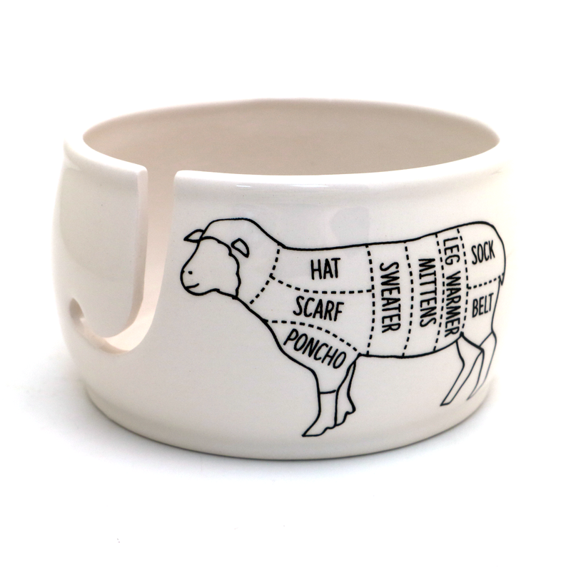 Sheep Parts Yarn Bowl