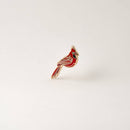 Red Cardinal Pin, Bird Wildlife Gifts, Red Spring Gift