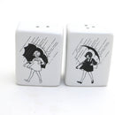 Morton's Girl Salt and Pepper Shaker