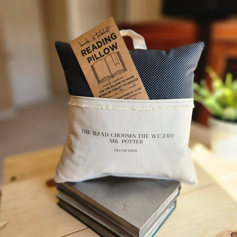 The Wand Chooses the Wizard - Reading Pillow