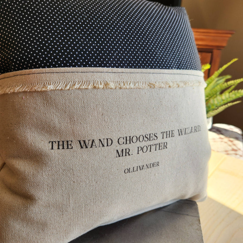 The Wand Chooses the Wizard - Reading Pillow
