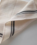 Farmhouse Simple Striped Napkin: Red lines
