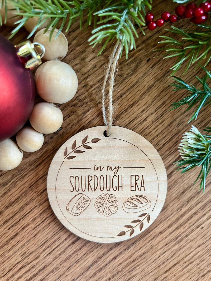 Funny Sourdough Baker Lover homesteader Christmas Ornament