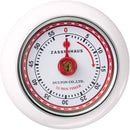"Retro" Kitchen Timer - White