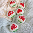 White Mushroom Dryer Ball