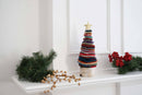 Large Multicolor Felted Wool Christmas Tree