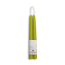 Beeswax Taper Candles – Dripless & Handmade in USA: Pistachio / 10"