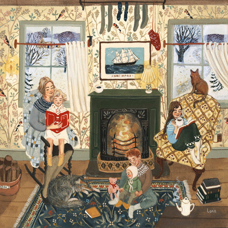 Snowed In Art Print: 8x8