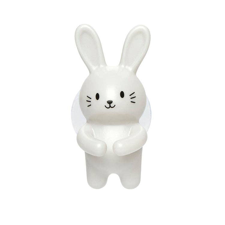 Grey Rabbit Toothbrush Holder