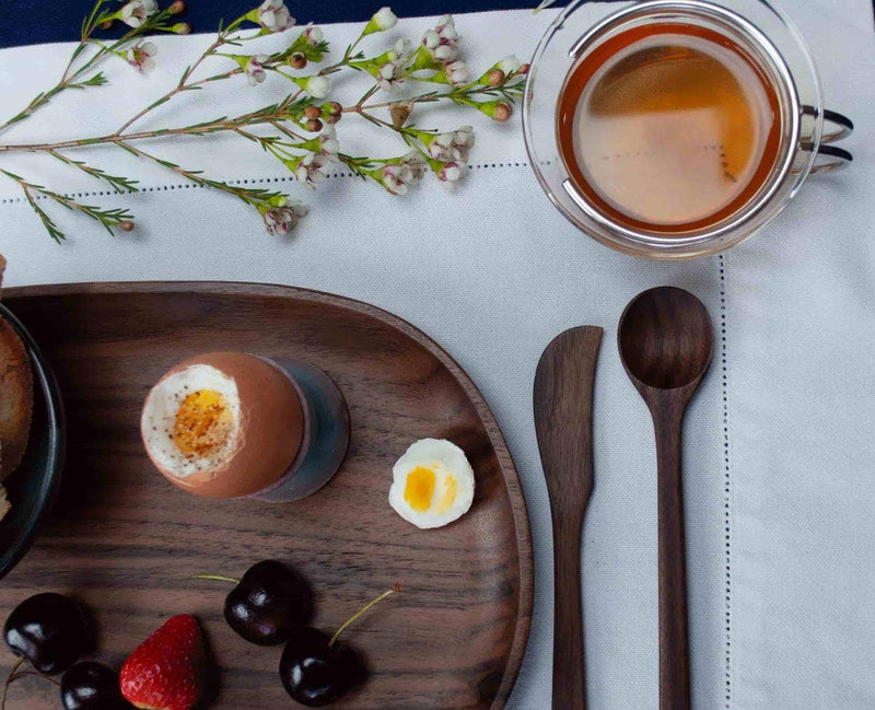 Walnut Wood Stirring 6.5"Spoon - Handmade Kitchen Utensil