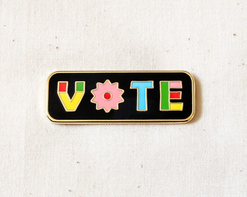 VOTE Enamel Pin